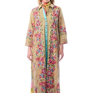 NWT Aratta Beauty Mark Maxi Duster olive